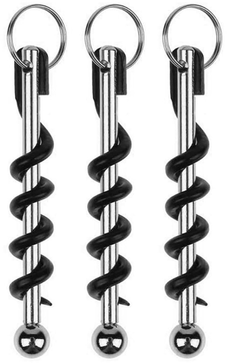 Mini RVS Flesopener Sleutelhanger voor Wijn - Thuis Keuken Reizen