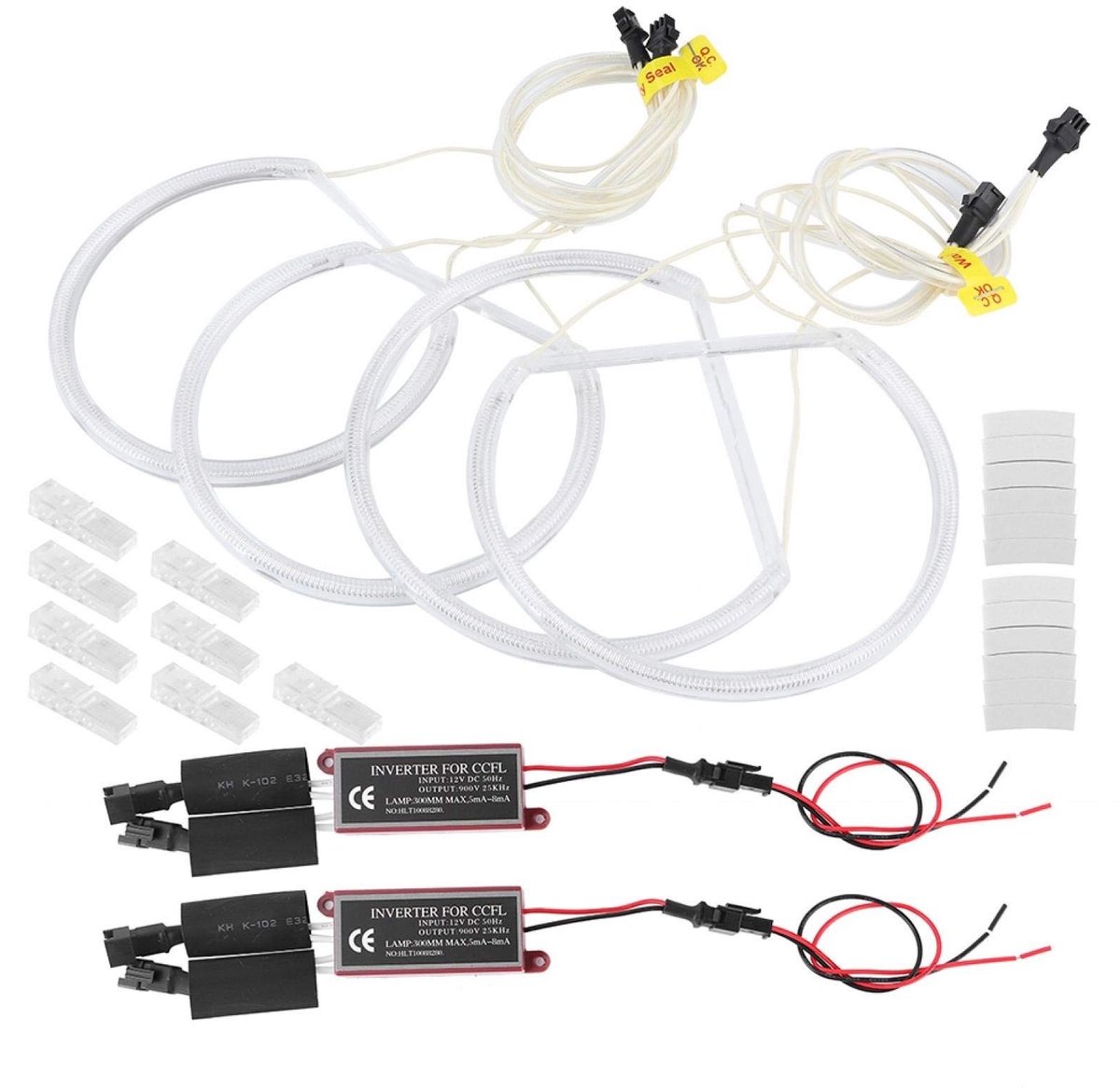 Dailygoody - LED Halo Ring Angel Eyes - Auto Verlichting - Hoge Helderheid - Wit - Koplamp Ringen - Geschikt voor E46 - 12V