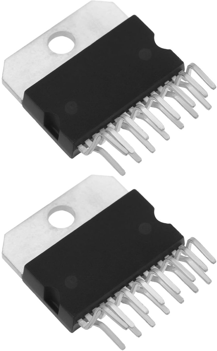 Dailygoody - TDA7293 Halfgeleider Audio Versterker - 100W Vermogen - Compact Formaat - 15 Pin Chip - Geschikt voor Gitaar en TV - 2 Stuks