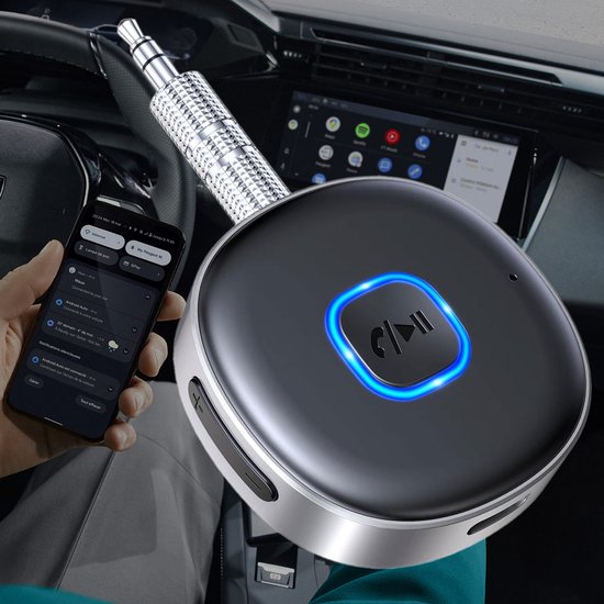 MIVRAY Bluetooth-adapters - Bluetooth Receiver - Auto Ontvanger - Handsfree Adapter - Muziek Streamen - Compatibel Met Smartphones - Zwart — afbeelding 4