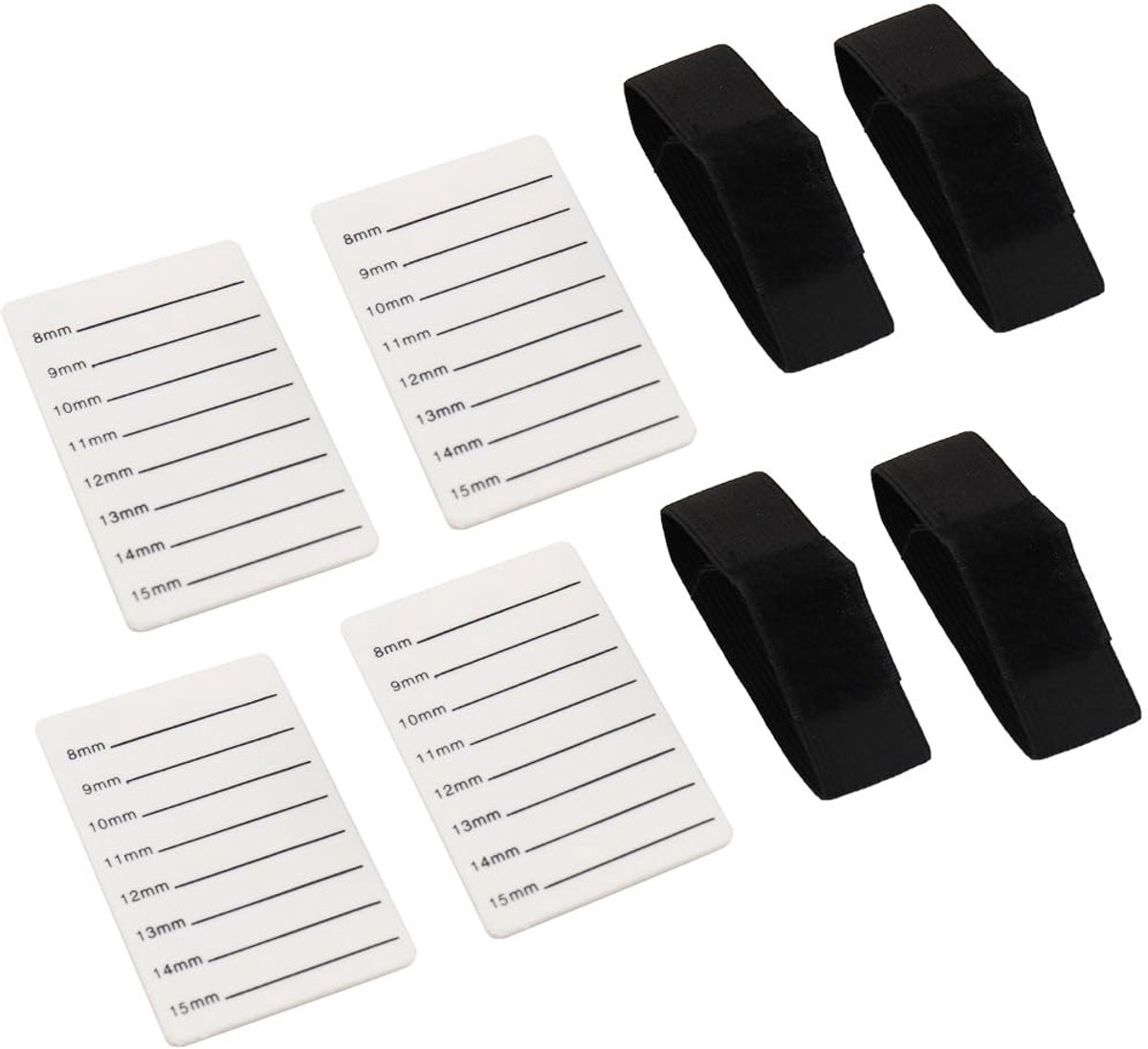 Dailygoody - Valse Wimpers - Make-up Trays - Hoogwaardig Acryl - Wimpertechniek Benodigdheden - Perfect voor Schoonheidssalons - 5 Stuks