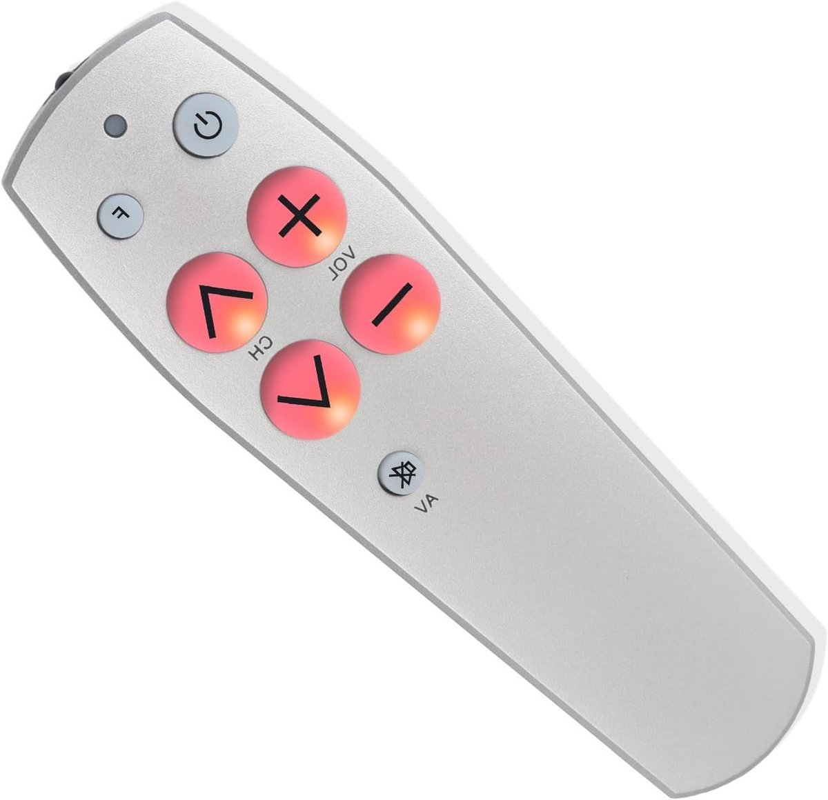 Gebruiksvriendelijke afstandsbediening met grote knoppen, ideaal voor senioren en geschikt voor TV, kabel en IR-apparaten