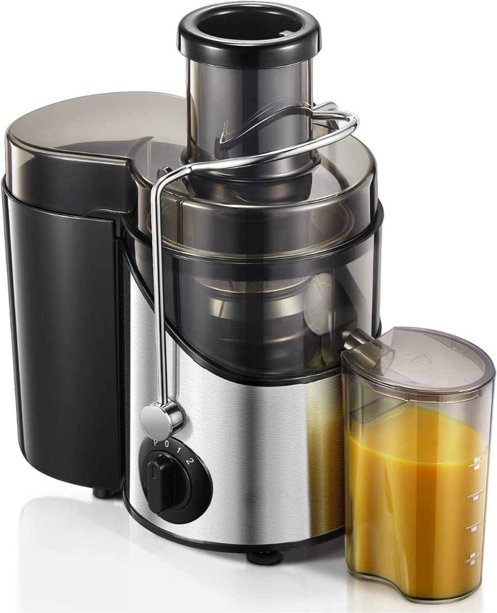 RUX® Sapcentrifuges groenten en fruit - Sapcentrifuges - Slowjuicer - Zwart - 35cm x 32cm x 20cm