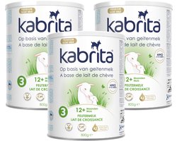 Kabrita 3 Peutermelk Multipack – Geitenmelk Flesvoeding vanaf 12 maanden – 3x800g – voordeelverpakking