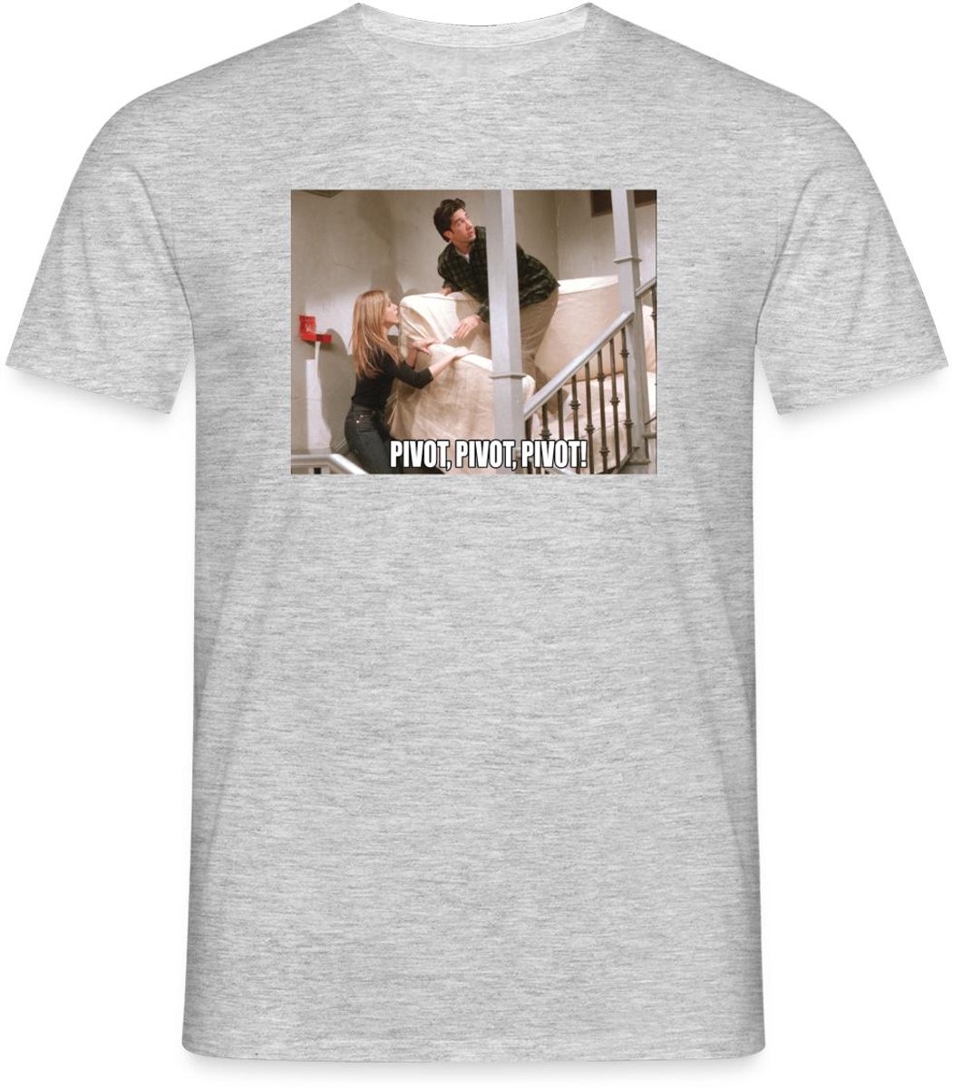 Friends Piivot Meme T-Shirt Heren