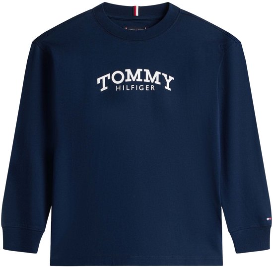 Tommy Hilfiger Monotype Print Ls T-Shirt - Fashion Wear - Kinderen
