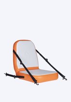 Mistral SUP Kayak Seat Inflatable | Opblaasbaar Kajakzitje voor SUP Board | Oranje | 15 cm Extra Zithoogte | Universele D-ring Bevestiging | Voor Zittend Peddelen en Toertochten