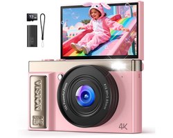 MKSS® Vlog Camera – Compact Fototoestel – Video Camera