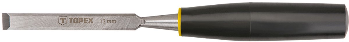 TOPEX Serie - Houtbewerking Beitel - 12mm - Ergonomische Kunststof Handvat