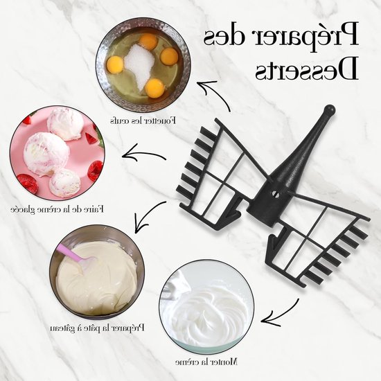 Vervangende Vlinderklopper voor Monsieur Cuisine Connect - Keukenaccessoire voor Koken, Bakken en Mixen van Merkloos — afbeelding 4