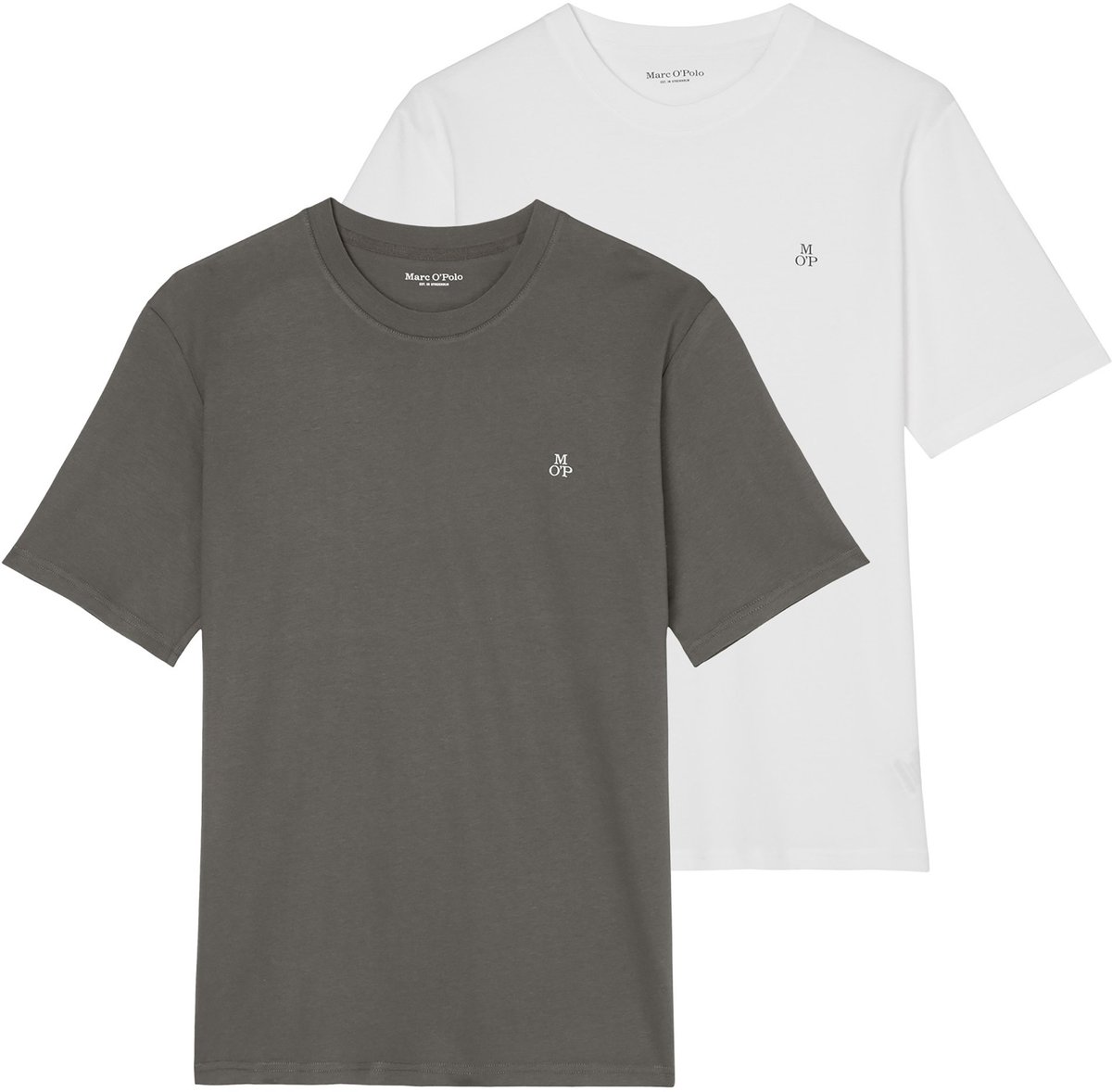 Marc O Polo T-shirt Small-Logo Set van 2