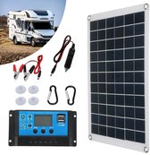 Draagbaar Flexibel Zonnepaneel 20W - Monokristallijn Zonnepaneel - 12V - Camping Elektronica - Monokristallijne, Semi-Flexibele Zonneoplader - Geschikt voor Auto's, Schepen, Motorfietsen en Campers