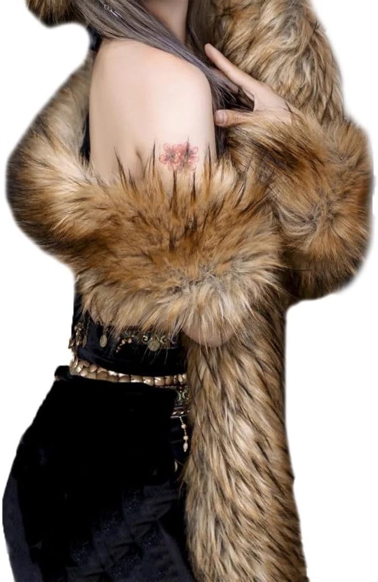 Lange Faux Fur Sjaal voor Dames van 180 cm - Warme Winter Sjaal, Bruidsstola en Avondkleding Accessoire