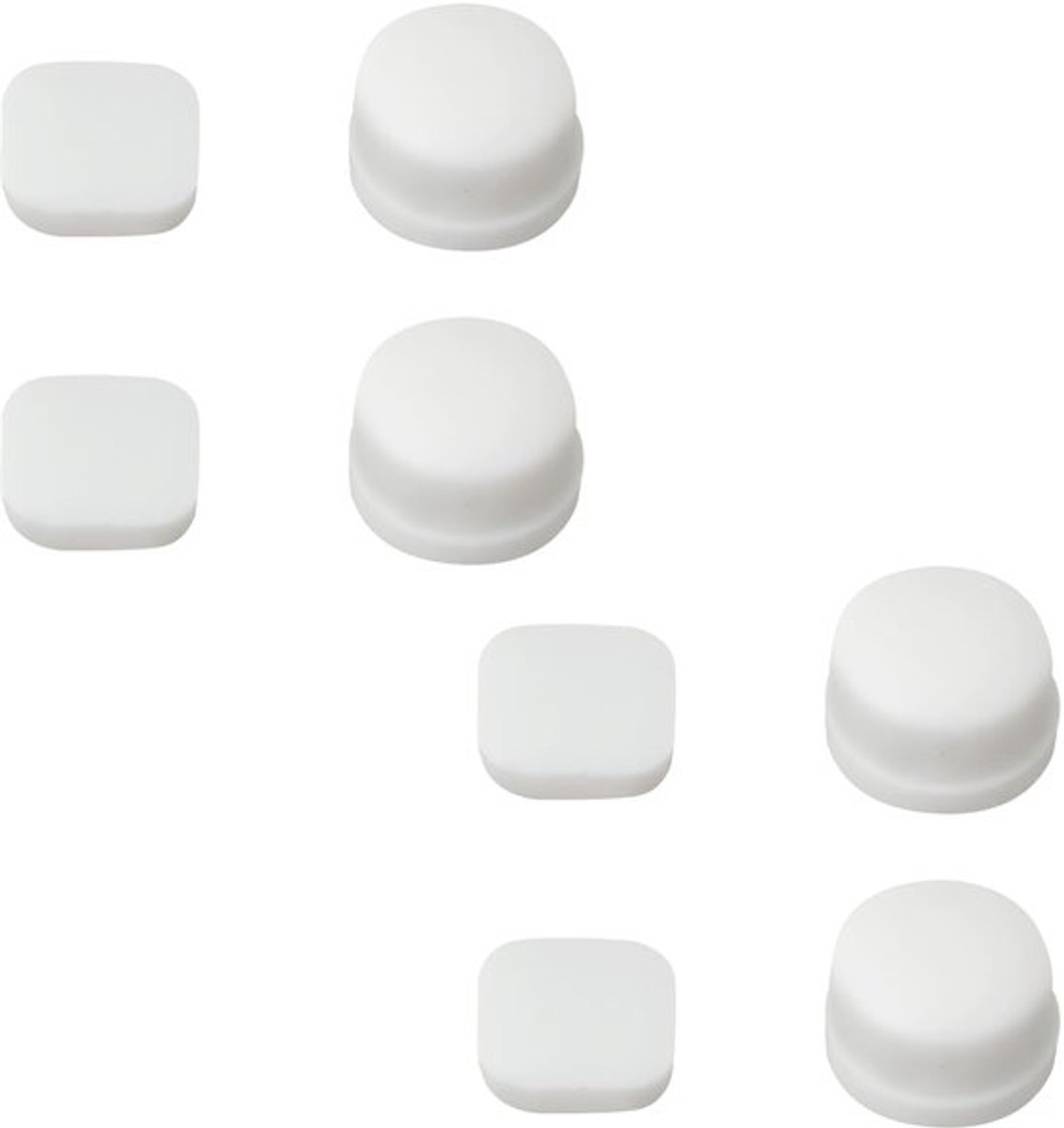 stuks siliconen rubberen afdekking voor spelconsoleschroefgaten voor en achter, compatibel met de Nintendo New 3DS-console