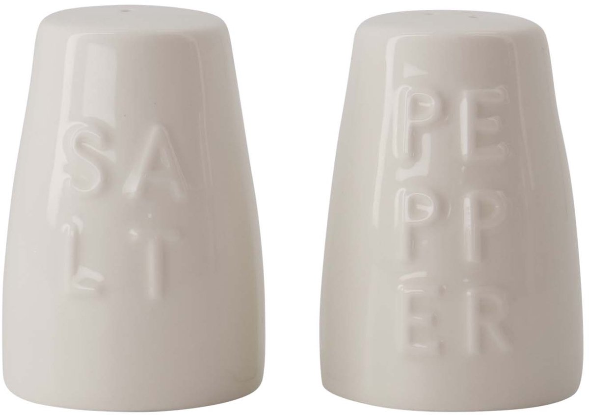 Zusss Peper & Zout Stel Pepper Salt Wit