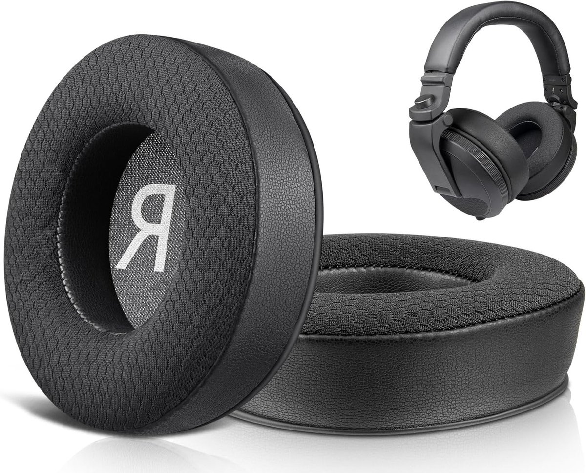 Vervangende Oorkussens voor Pioneer DJ Hoofdtelefoons HDJ-X5/X5 BT, HDJ-X7 en HDJ-X10 - Hoogwaardige Geluidsisolatie en Comfortabele Earpads