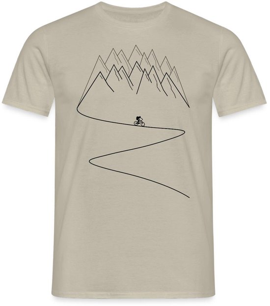 MTB Mountainbike Bergsport T-Shirt Heren