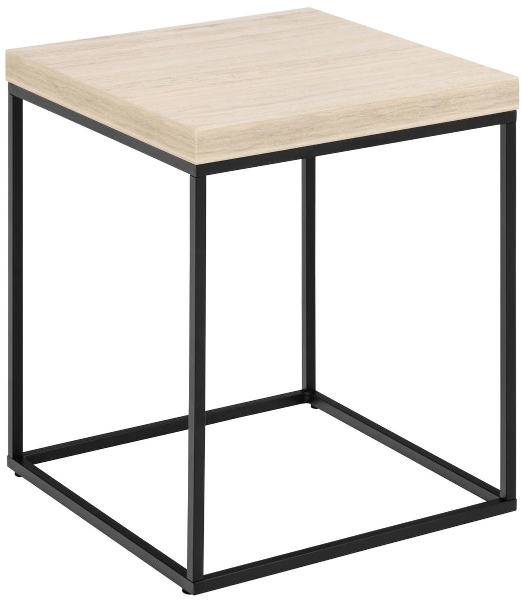 Giga Living Salontafel Calen Travertin Beige 40x40cm - Giga Living