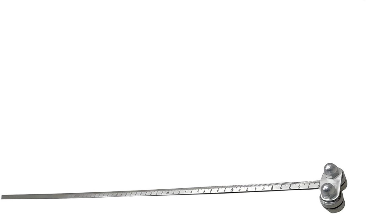 Precisie snijgeleider - Houtbewerkingsliniaal - Nauwkeurig zagen - Verstelbare micro-instelling - 60 cm - Zilver
