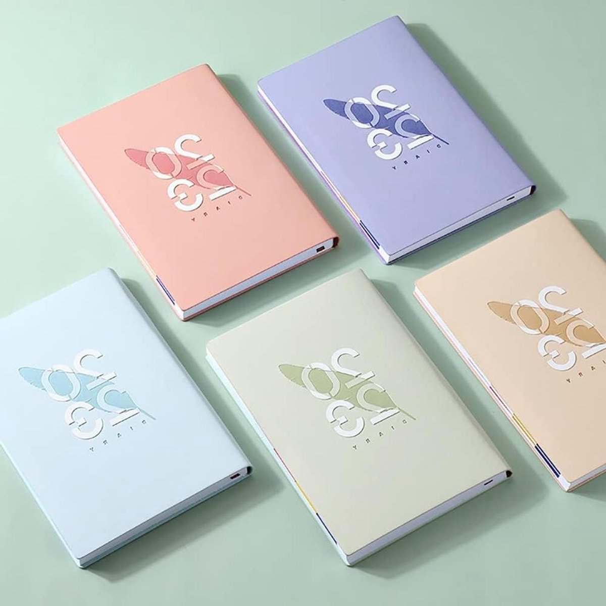 Afsprakenboek Set - Planners Dagboeken - Planning Maken - Dikker Papier - A5 Formaat - Groen