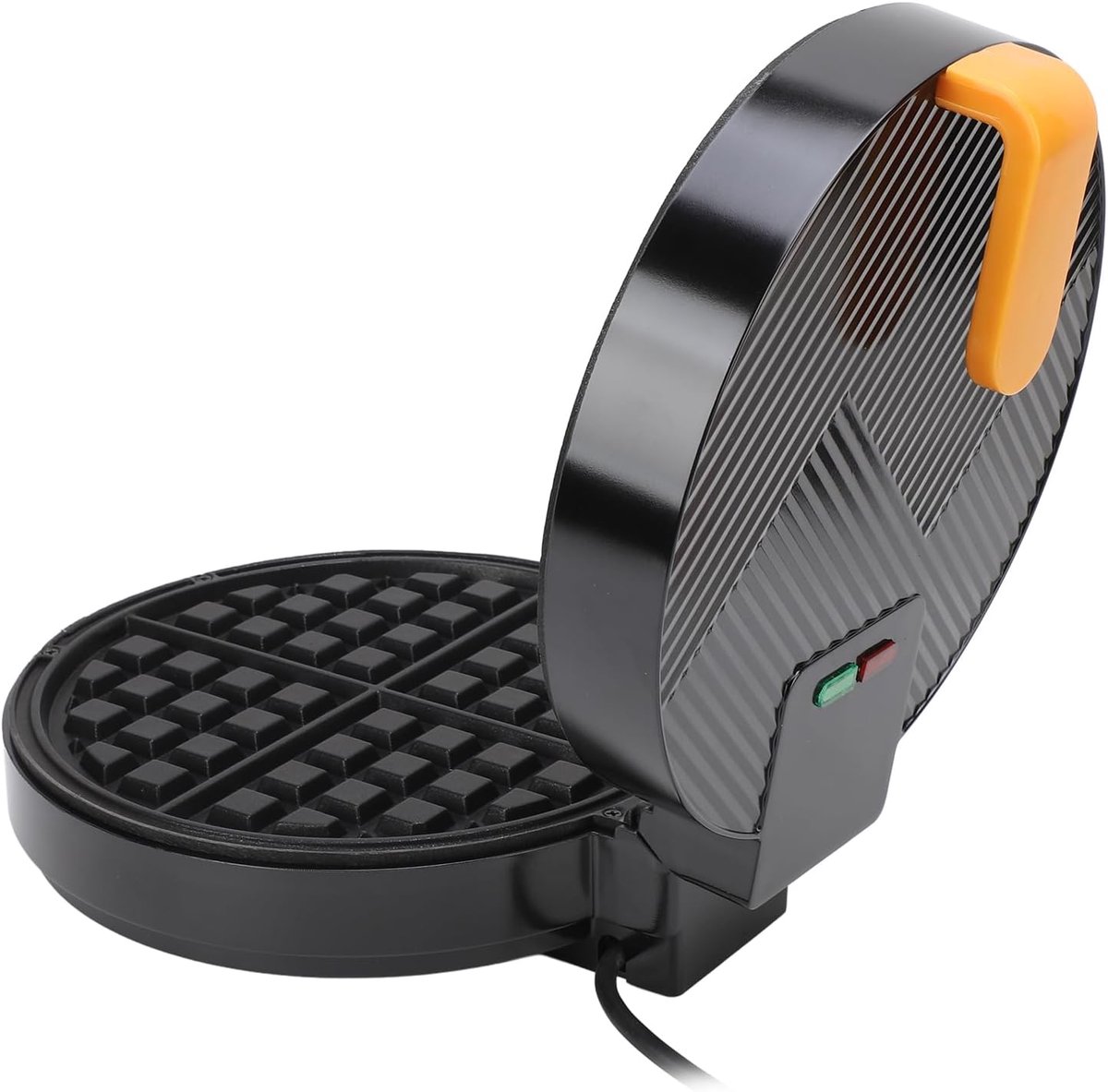 Dubbelzijdig Wafelijzer - Mini Wafelmaker - Thuis Bakken - Gelijkmatige Verwarming - 1400 W - Zwart