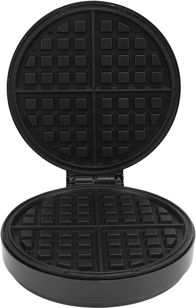 Dubbelzijdig Wafelijzer - Mini Wafelmaker - Thuis Bakken - Gelijkmatige Verwarming - 1400 W - Zwart — cadeau in Kookcadeaus - foto 6