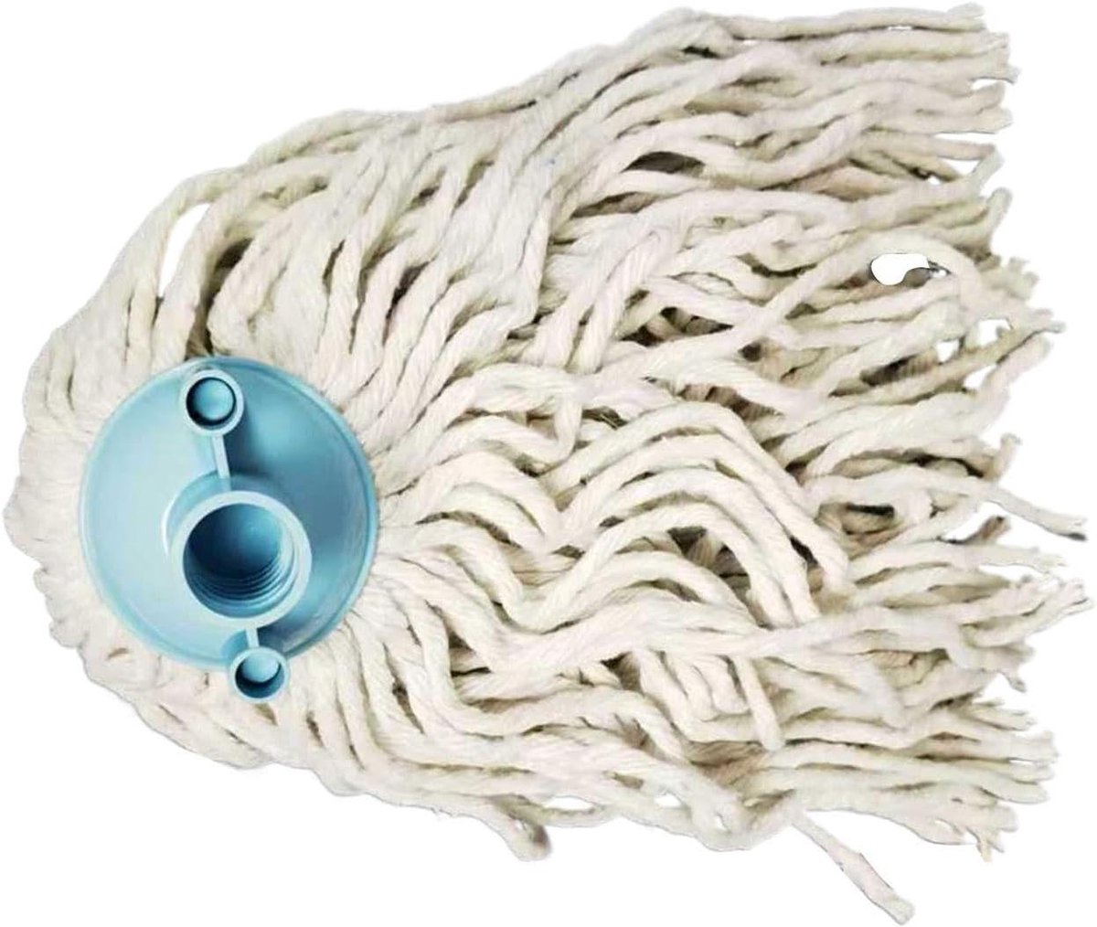 Dweilhoofd Vervanging - Mop Hoofd - Vloeren Reinigen - Snel te Installeren - 27 cm - Wit
