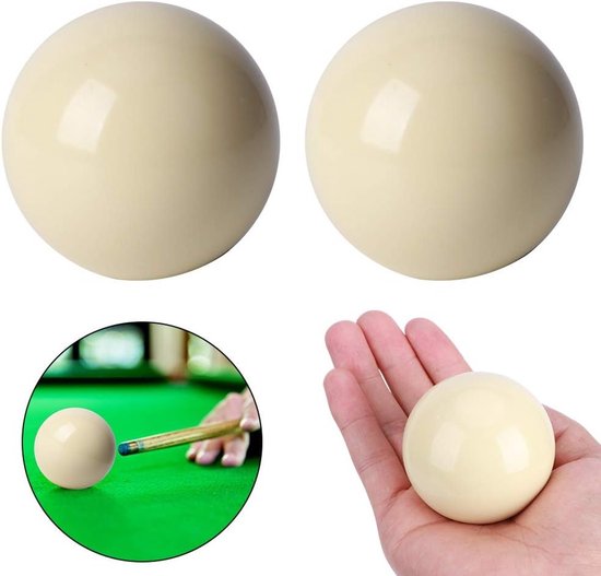 ONF3 - Pooltafel Biljartballen - Professionele Biljartspot - Wit - Snooker Training - Geschikt voor Speelkamers en Bars van Onf3 — afbeelding 2