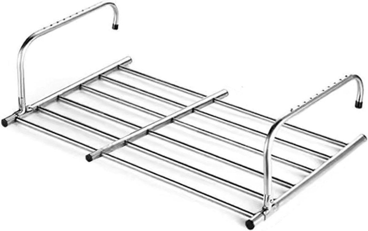 Radiator Droogrek - Opvouwbaar rek - Kleding drogen - Verstelbare haken - 60x42x19cm - Zil