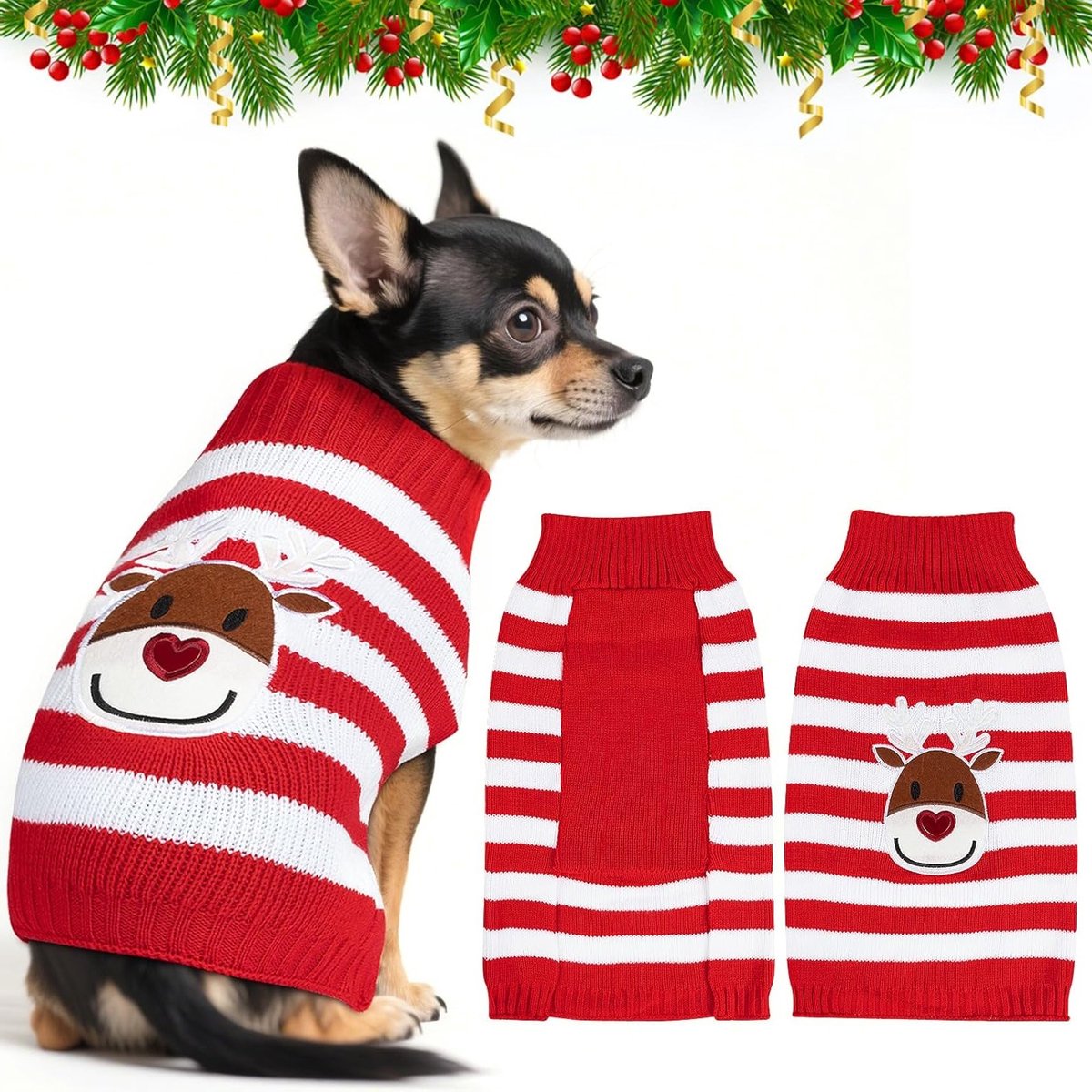 Kersttrui voor Honden - Warme en Comfortabele Hondenoutfit voor de Feestdagen