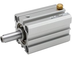 Compacte Cilinder - Enkelwerkend - Industriële Automatisering - Verlengde Gat - 12 Slagen - Metaal