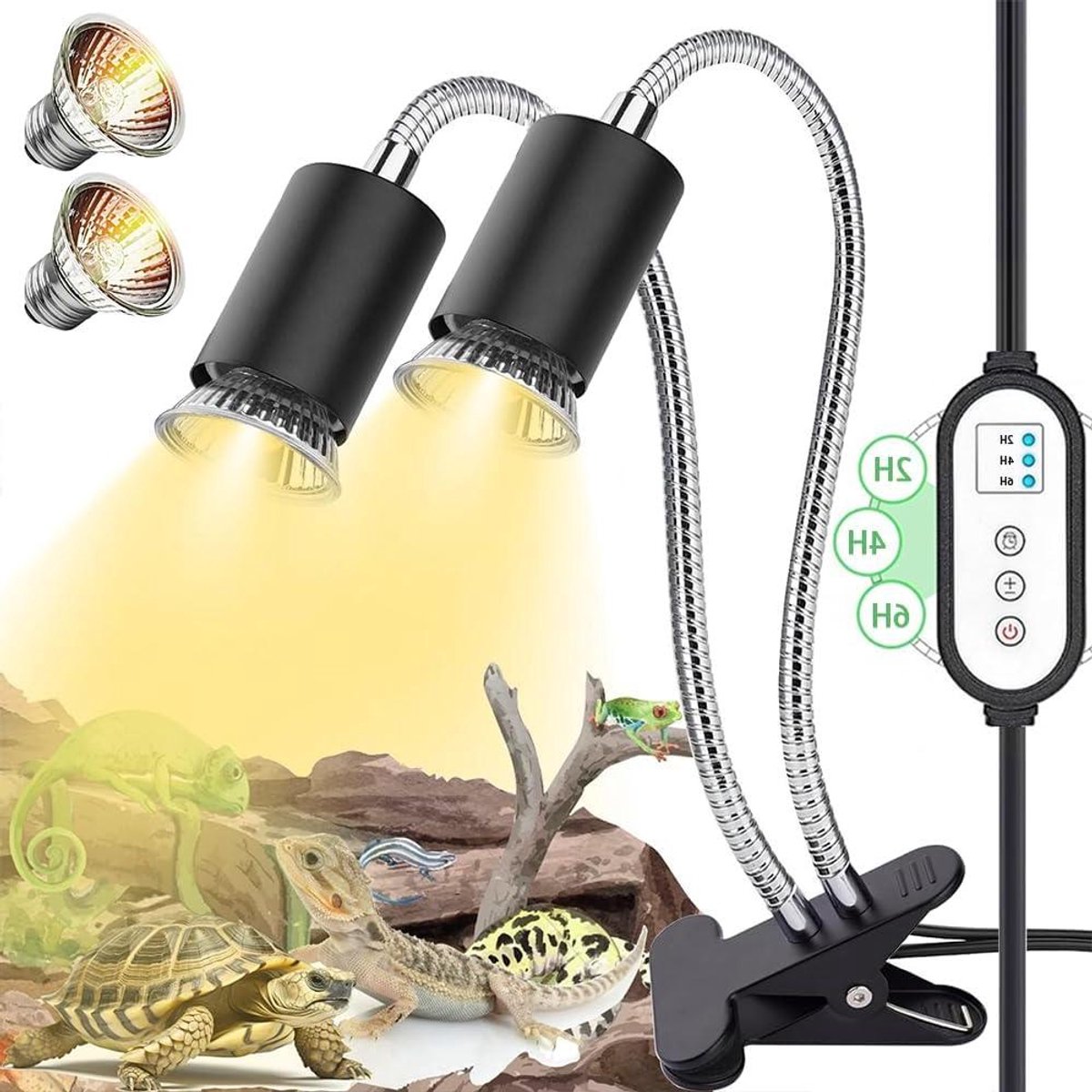 Warmtelamp Reptielen - Terrarium - lichtset