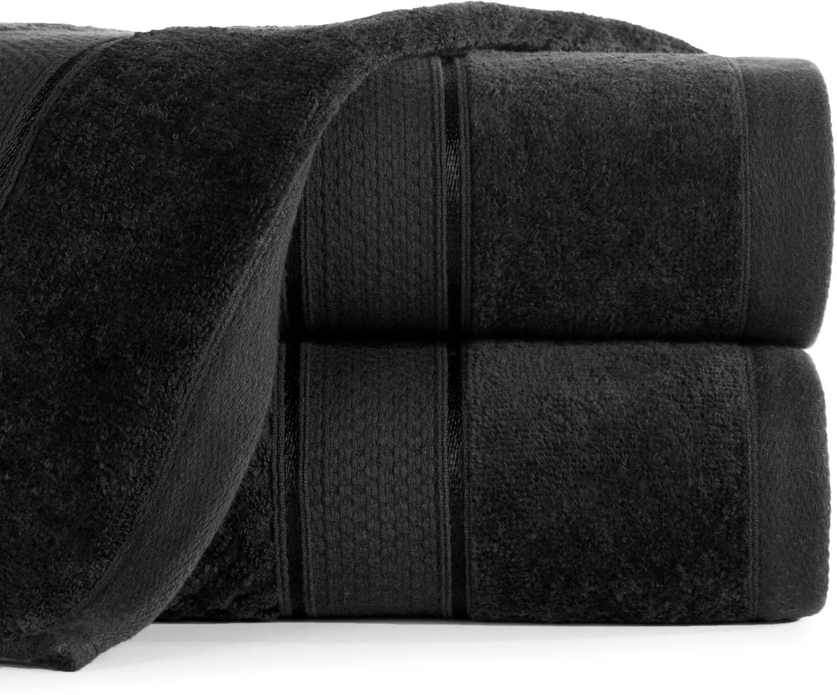 Luxe Katoenen Badhanddoek Jessi 70x140cm Zwart 500g/m²