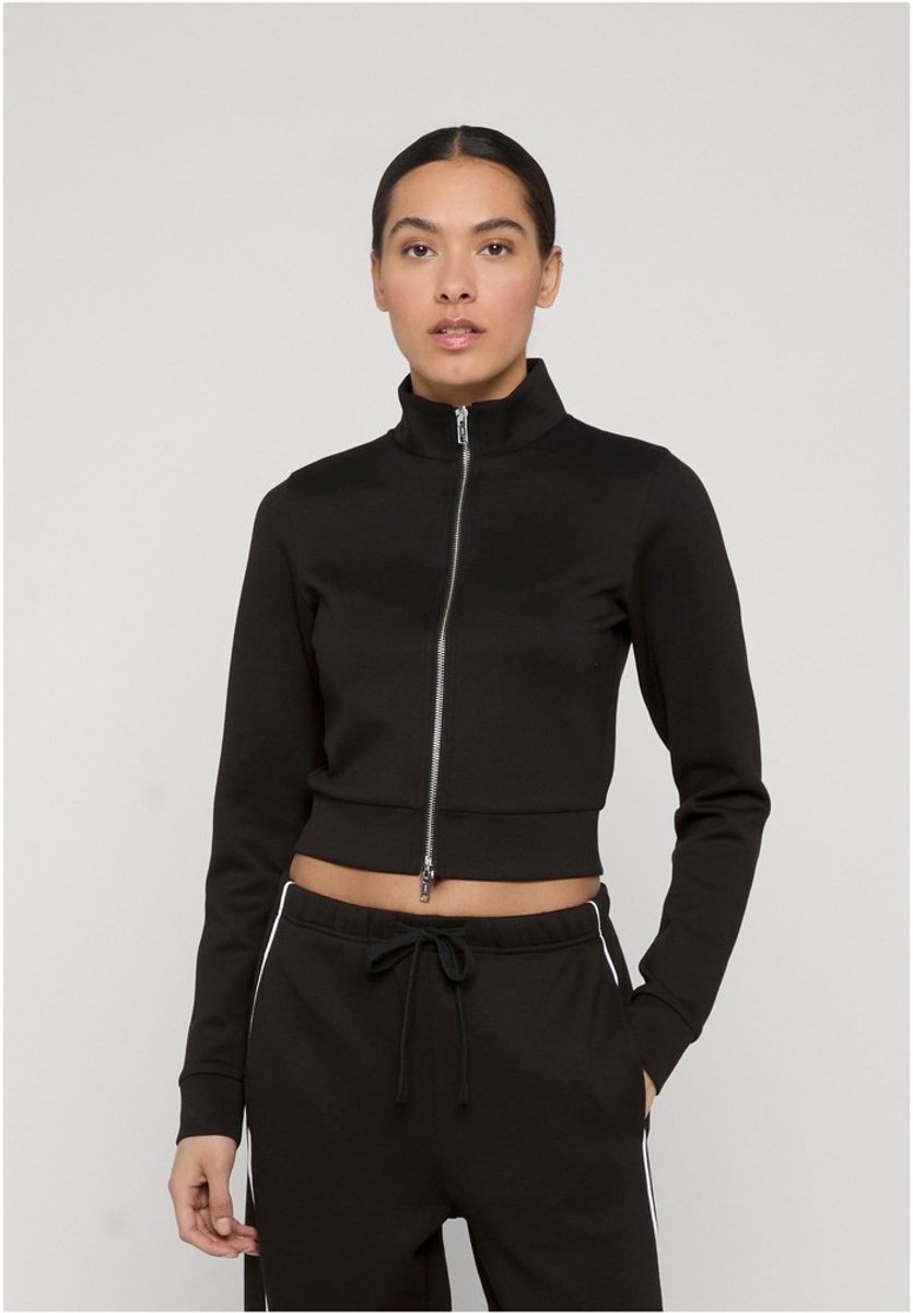 Urban Classics Slim Fit Scuba Trainings jacket Zwart