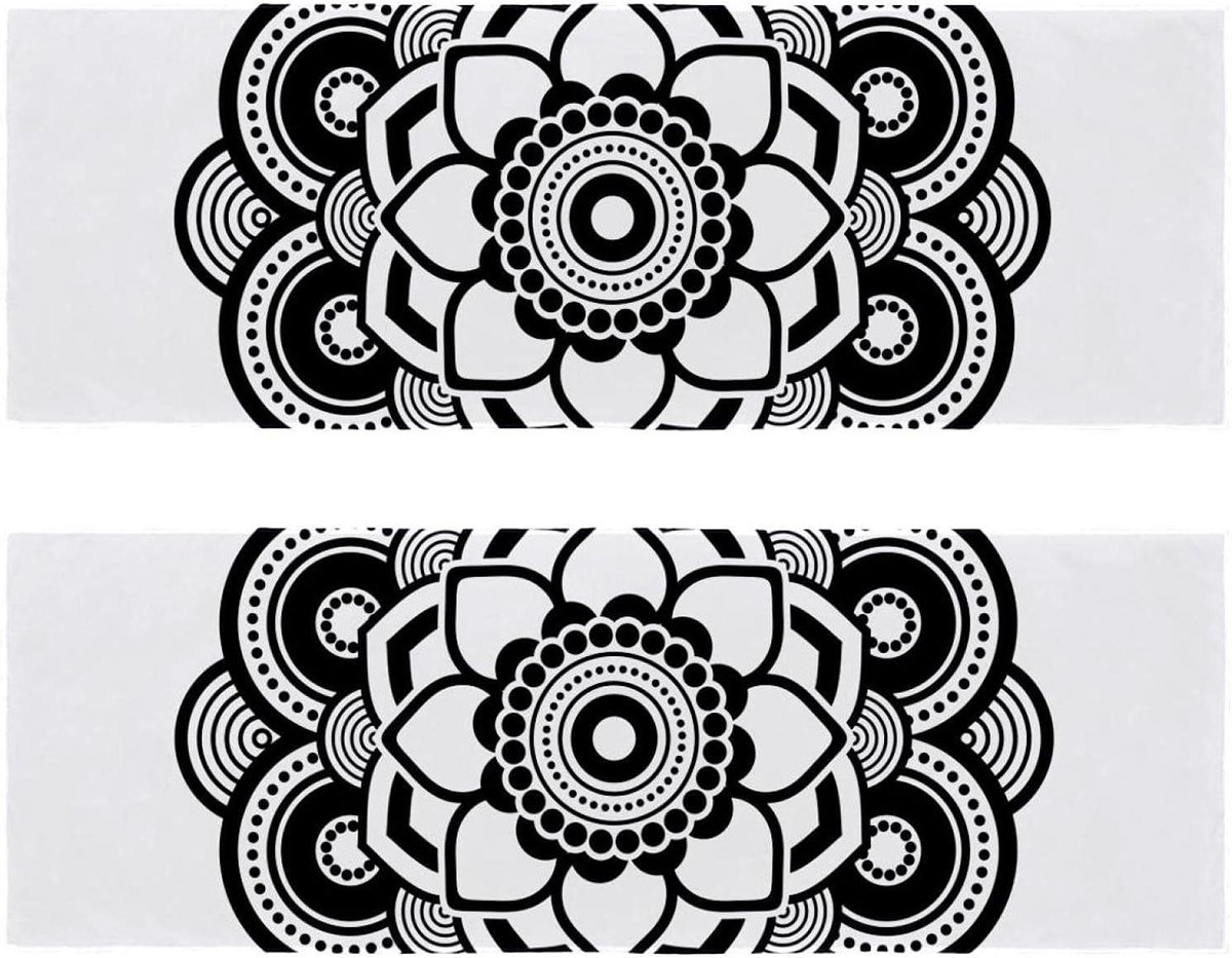Microfiber Handdoek - Sneldrogende Doek - Sport & Reizen - Zeer Zacht Materiaal - 29.5x81.5cm - Veelkleurig