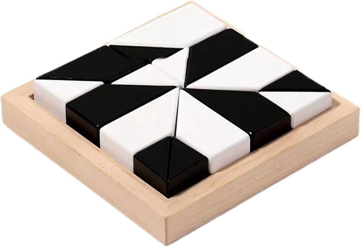 Kubus Puzzel - Vormen Puzzel - Logica Training - Met Opbergbak - 116 cm - Enkel Kenmerk
