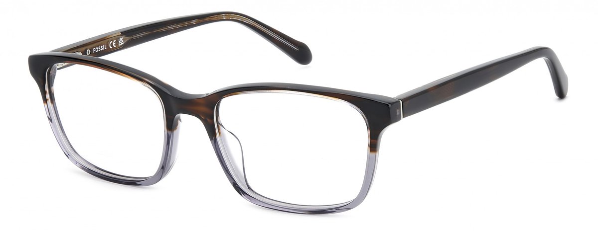 Fossil FOS 7207 Brown shaded grey 53/18/145 MAN Brilmonturen