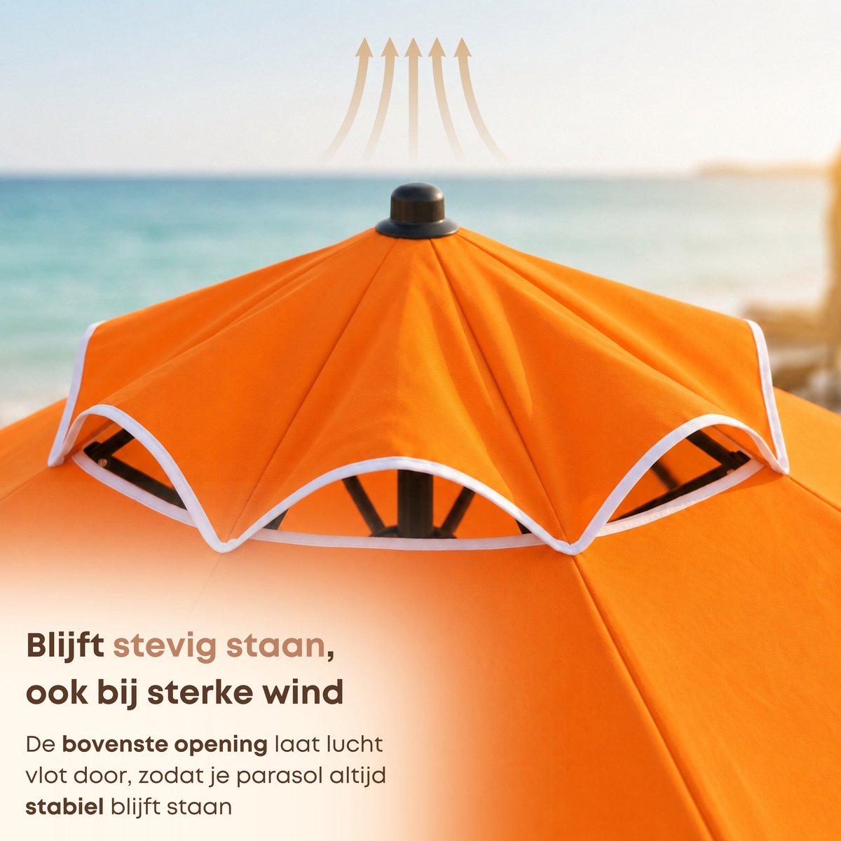 ACAZA strandparasol 200 cm, kantelbaar en draagbaar thumbnail 3