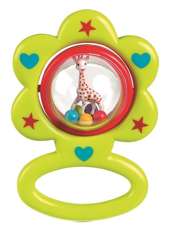 Sophie de giraf Cadeauset in Katoenen cadeautas - Sophie de giraf, Rammelaar & Bijtring - Kraamcadeau - Babyshower cadeau - 4-Delig — afbeelding 3