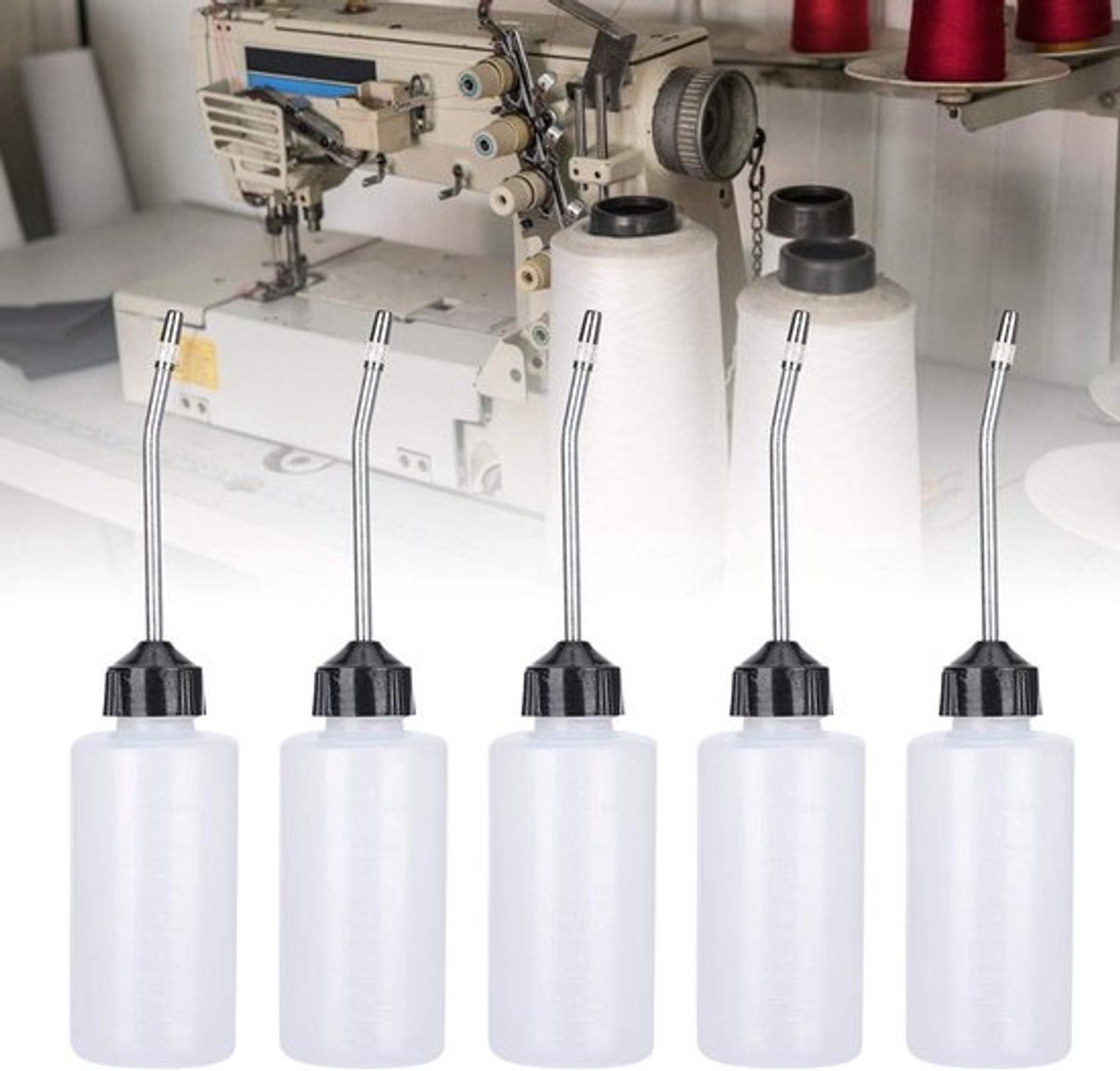 Naaimachine Olieman Plastic Oliepot Dispenser 120 ml - DIY Ambacht en Onderhoud