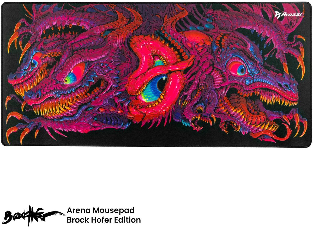 Arozzi Zona Muismat XL - 90 x 42 cm - Crawling Chaos
