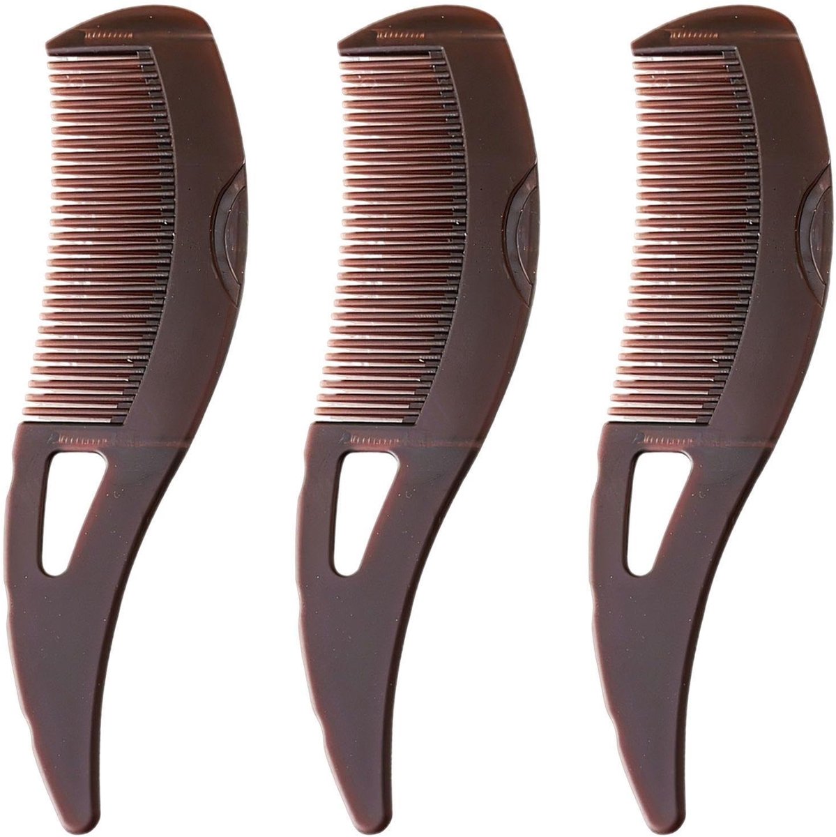 Dailygoods - Set van 3 Hoofdhuidmassagekammen voor Ondersteuning en Verzorging