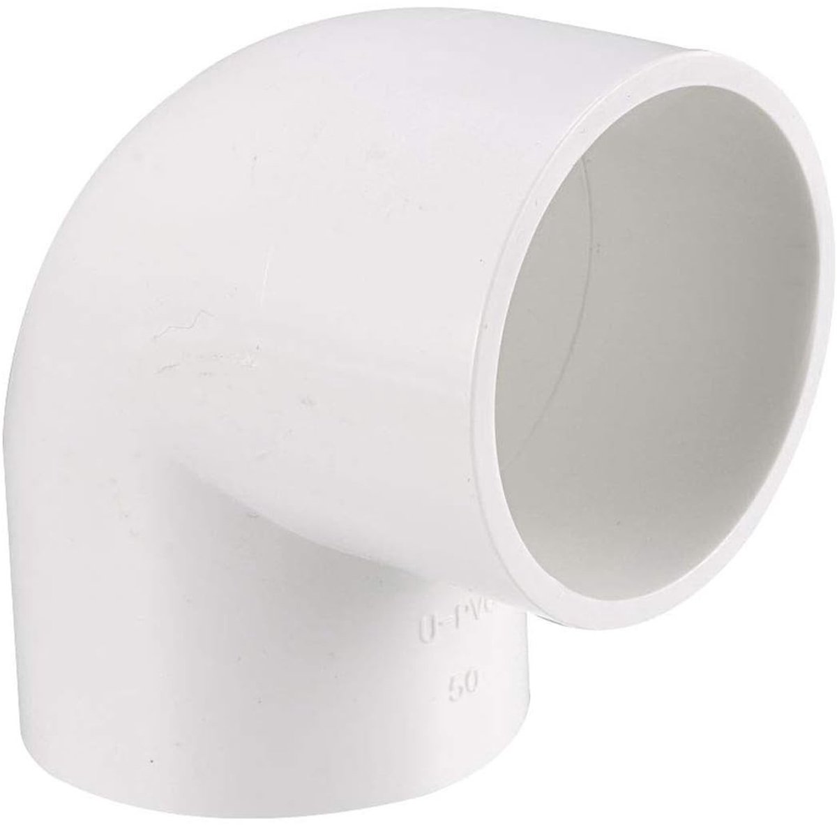 Dailygoods - 2 Stuks 50 mm PVC Pijpfittingen voor Waterleidingen