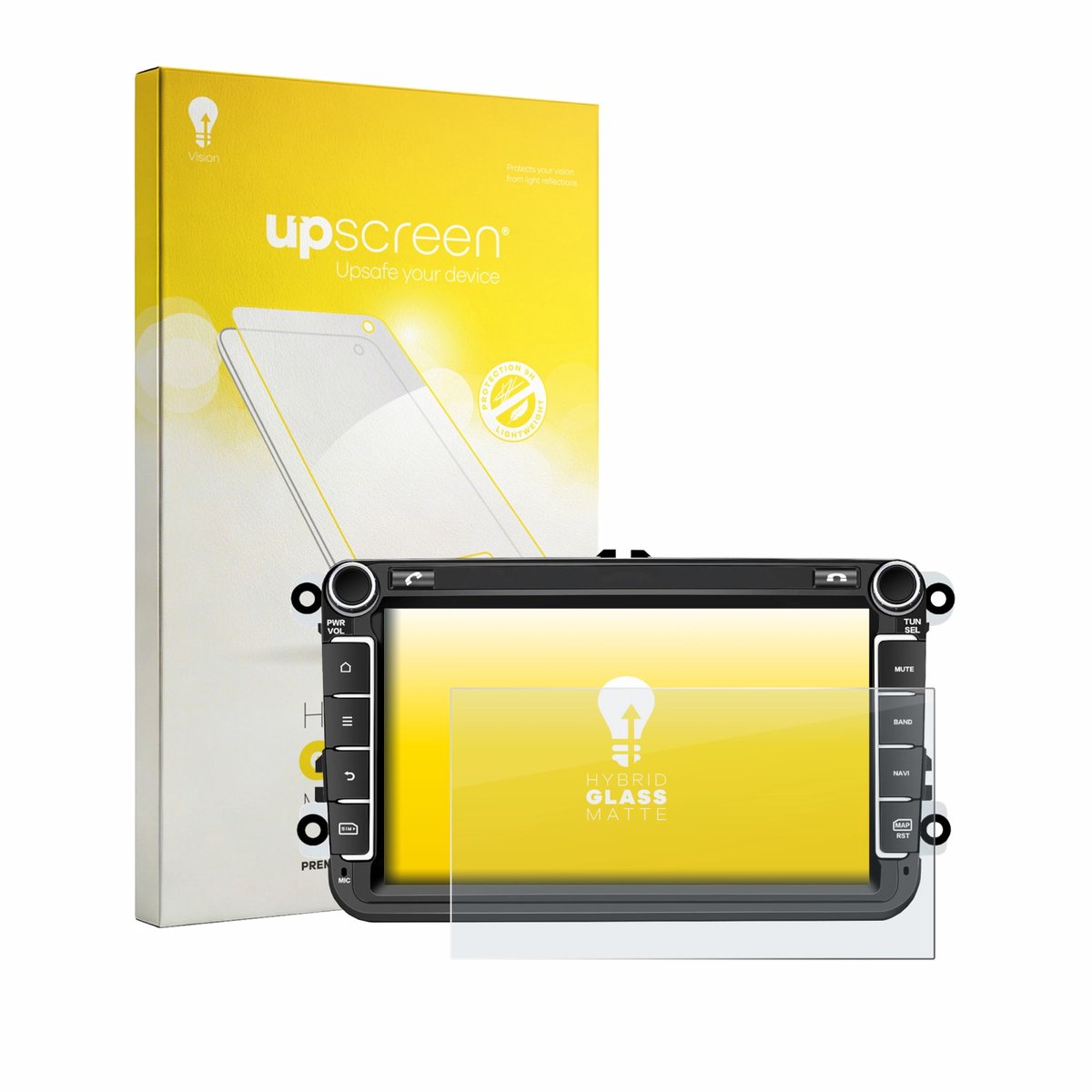 upscreen - Screenprotector voor M.I.C. AV8V7-Ultra - Folie Beschermfolie Beschermglas matte