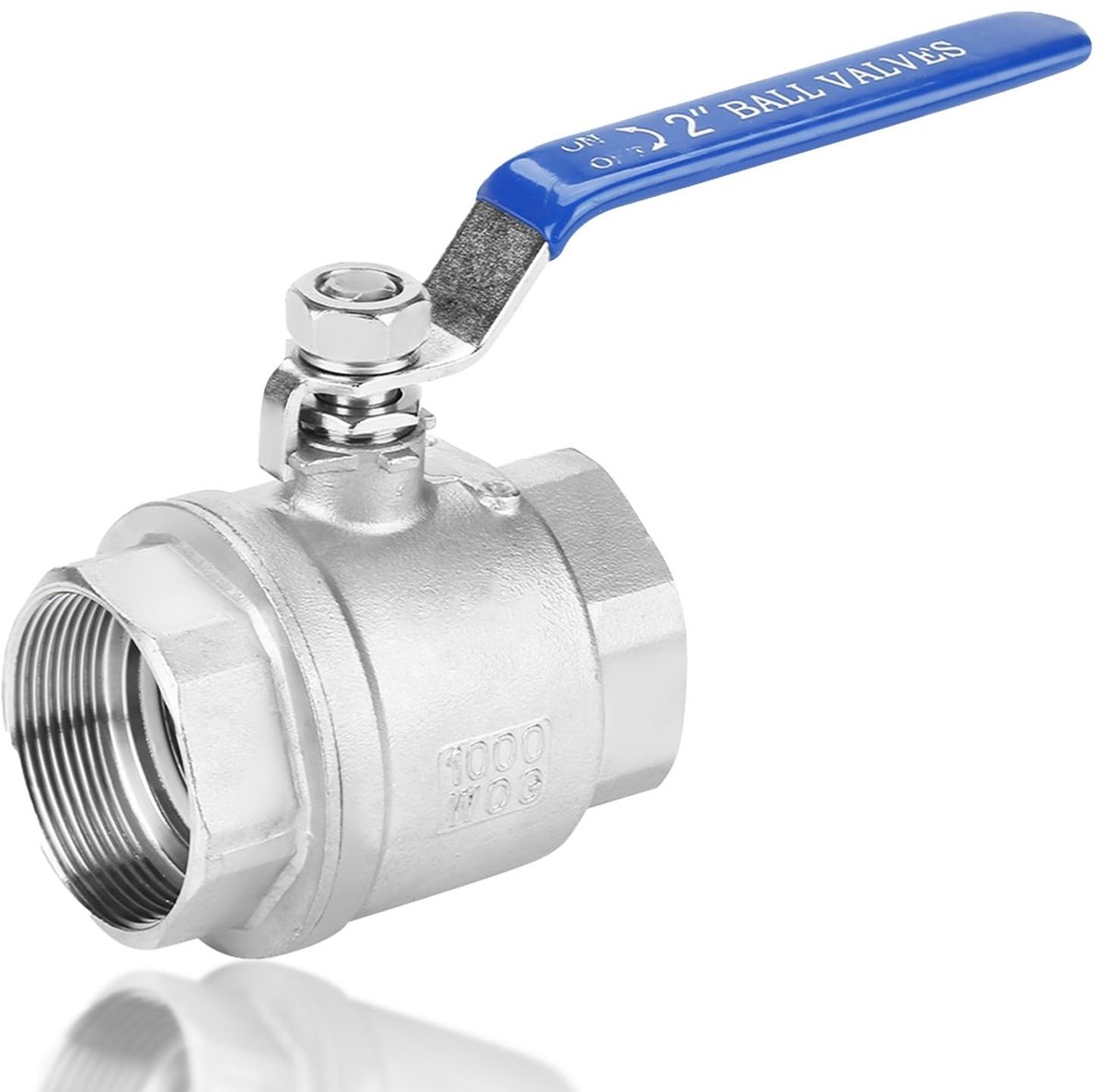 Dailygoods - Vrouwelijke Kogelkraan 304 Roestvrij Staal 2 inch DN50