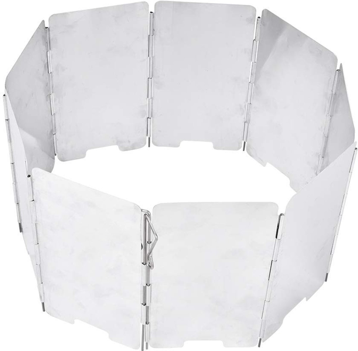 Dailygoods - Dailygoody - Camping Kachel - Opvouwbare Kachel - Lichtgewicht en Duurzaam - 66 x 13,5 x 0,5 cm - Windbescherming - Draagbaar voor Buiten - Aluminium