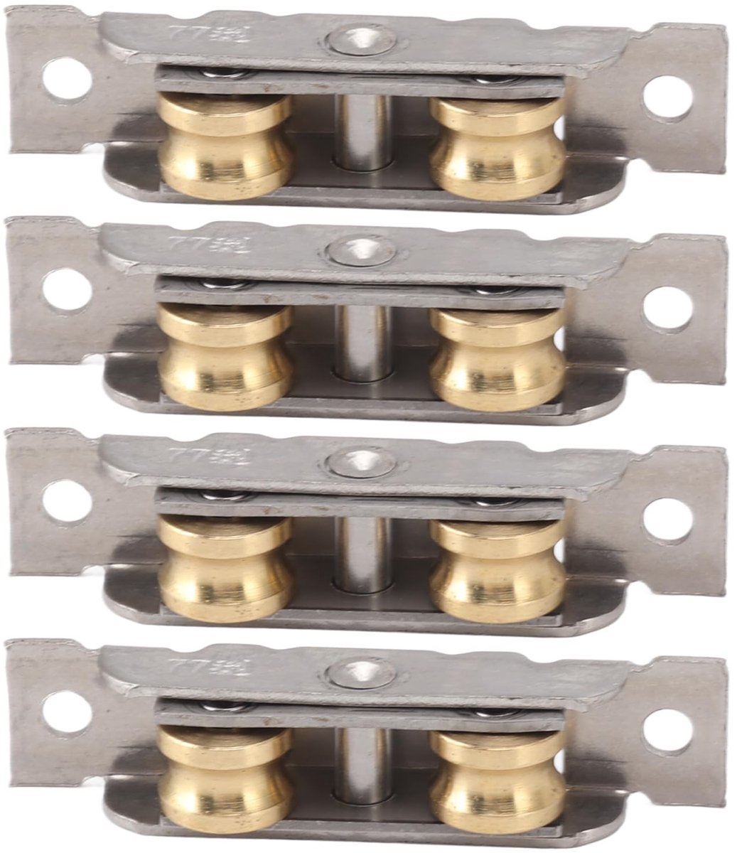 Dailygoods - 4-delige Schuifdeur Rolmontage Wielen en Accessoires