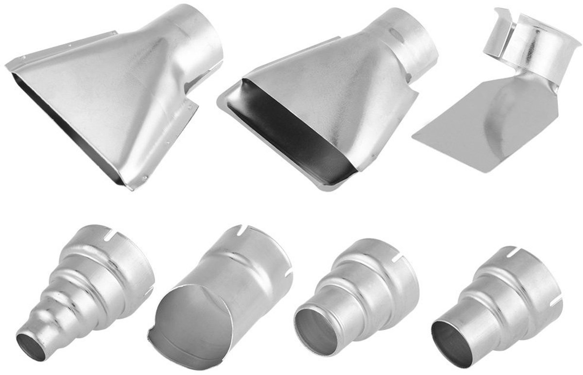 Dailygoods - 7-delige Set van Hete Luchtpistool Spuitmonden voor Soldeerstation
