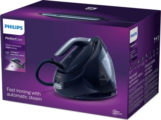 Philips Perfect Care 7000 Series PSG7130/20 - Stoomgenerator - 1.8L Watertank - Blauw