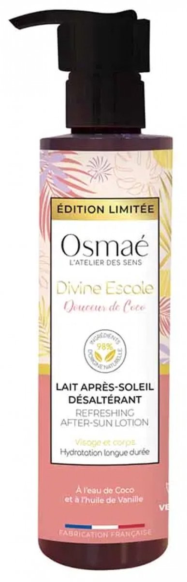 Osmaé Divine Escale Quenching After-Sun Milk Kokos Zachtheid 200 ml